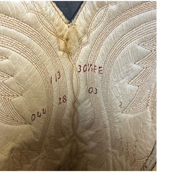 Botas Jaca Alligator Print Men's Cowboy Boots Sz 12 - Picture 4 of 6